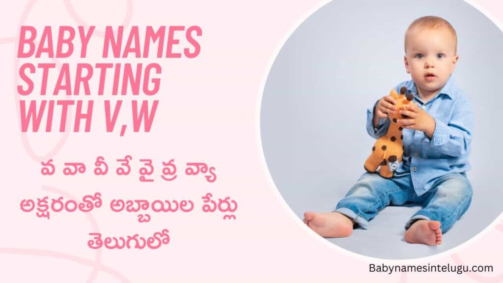 Baby Boy names starting with V W